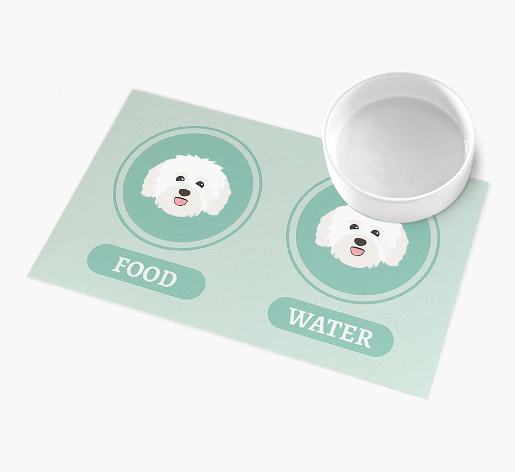 'Yappicons' - Personalized {breedFullName} Feeding Mat