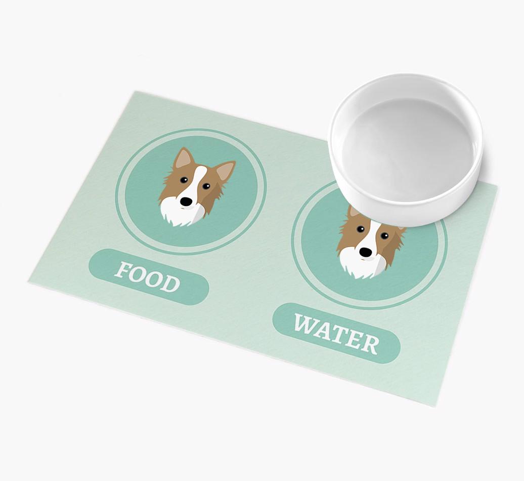 'Yappicons' - Personalized {breedFullName} Feeding Mat