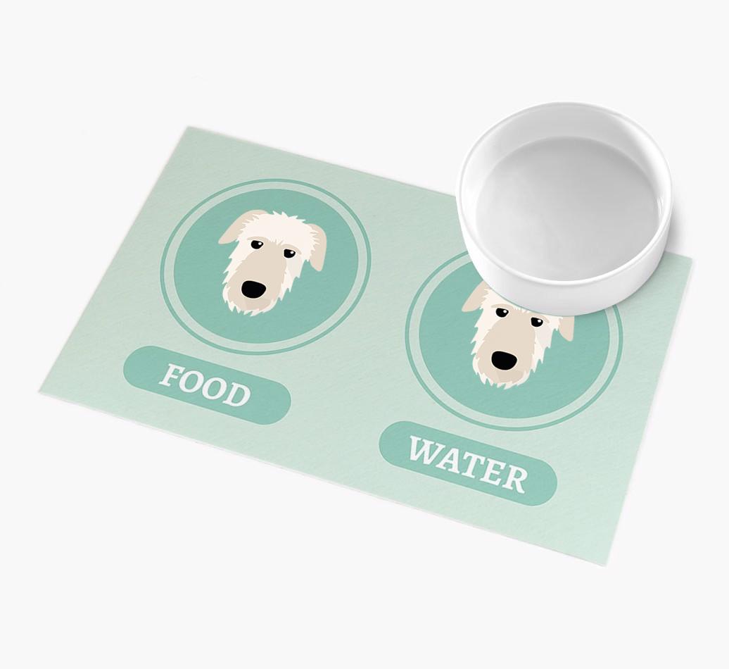 'Yappicons' - Personalized {breedFullName} Feeding Mat