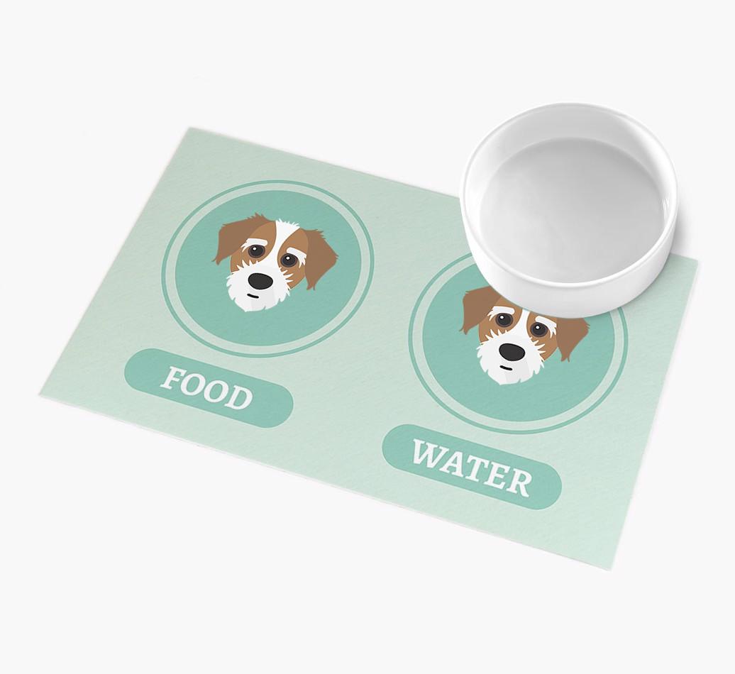'Yappicons' - Personalized {breedFullName} Feeding Mat