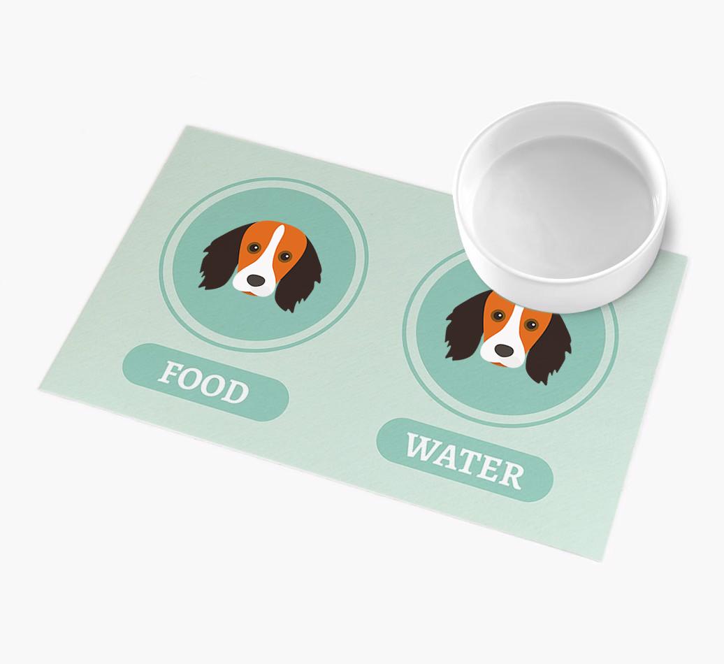 'Yappicons' - Personalized {breedFullName} Feeding Mat