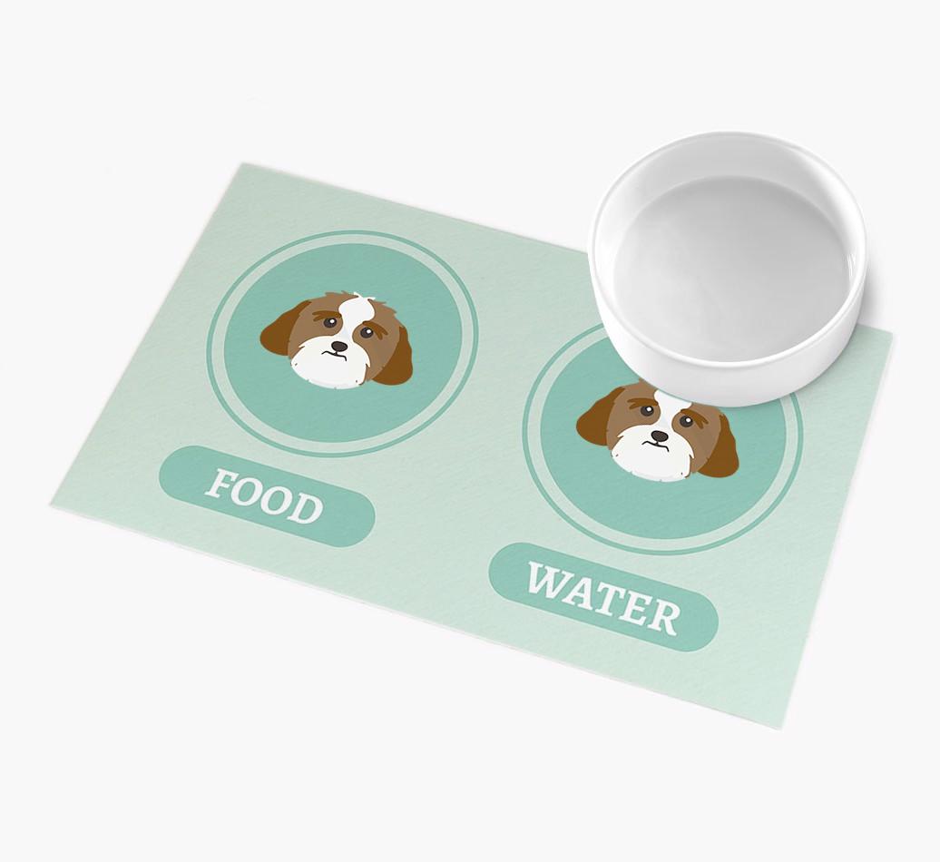 'Yappicons' - Personalized {breedFullName} Feeding Mat