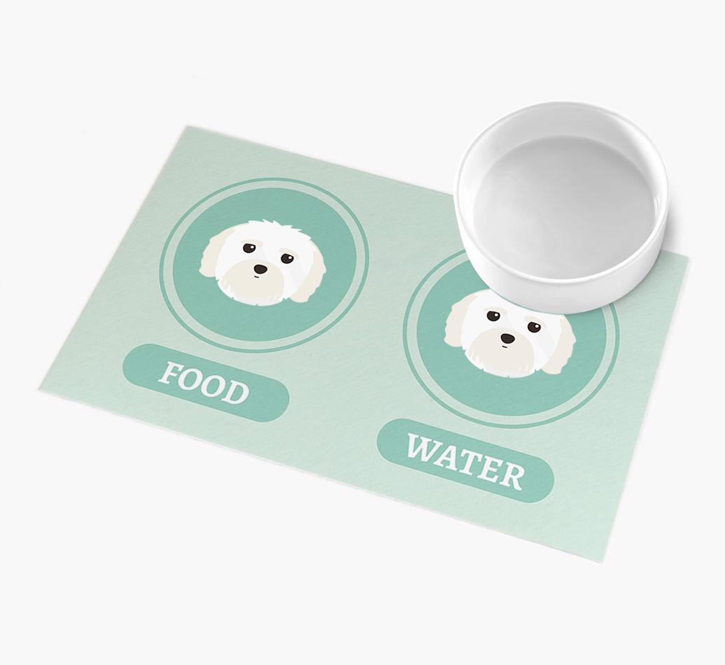 'Yappicons' - Personalized {breedFullName} Feeding Mat