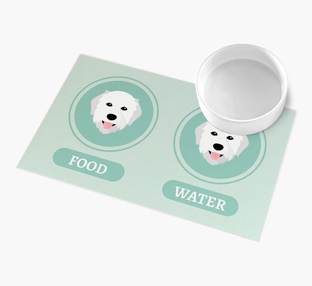 'Yappicons' - Personalized {breedFullName} Feeding Mat