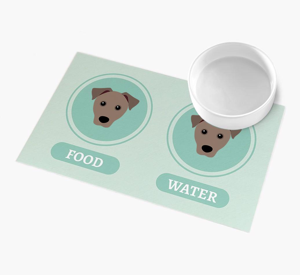 'Yappicons' - Personalized {breedFullName} Feeding Mat