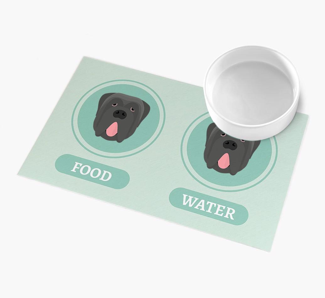 'Yappicons' - Personalized {breedFullName} Feeding Mat