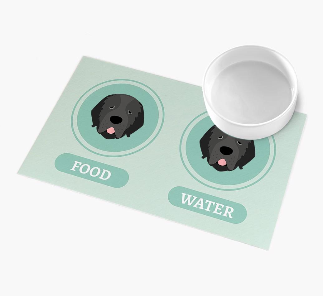 'Yappicons' - Personalized {breedFullName} Feeding Mat