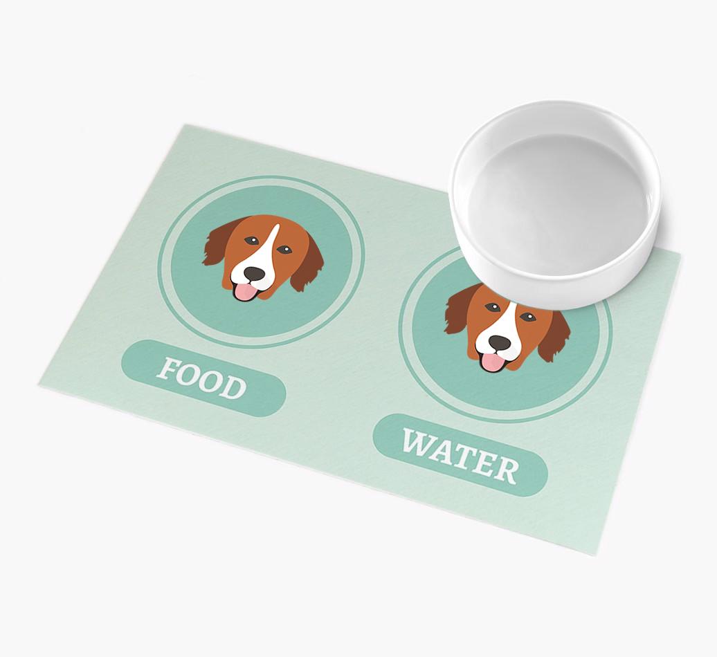 'Yappicons' - Personalized {breedFullName} Feeding Mat