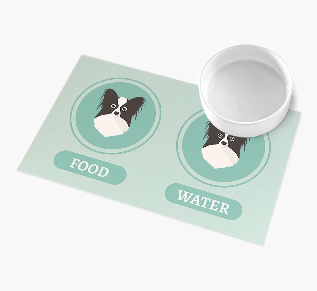 'Yappicons' - Personalized {breedFullName} Feeding Mat