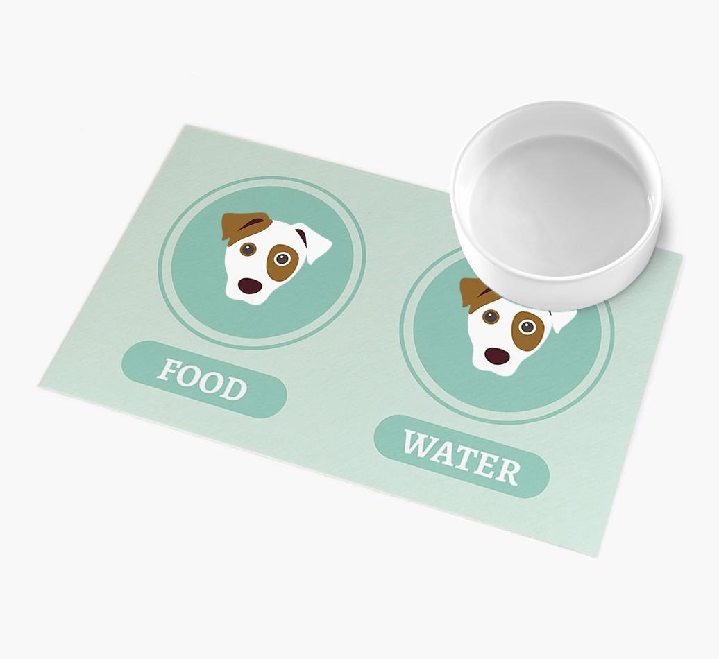 'Yappicons' - Personalized {breedFullName} Feeding Mat