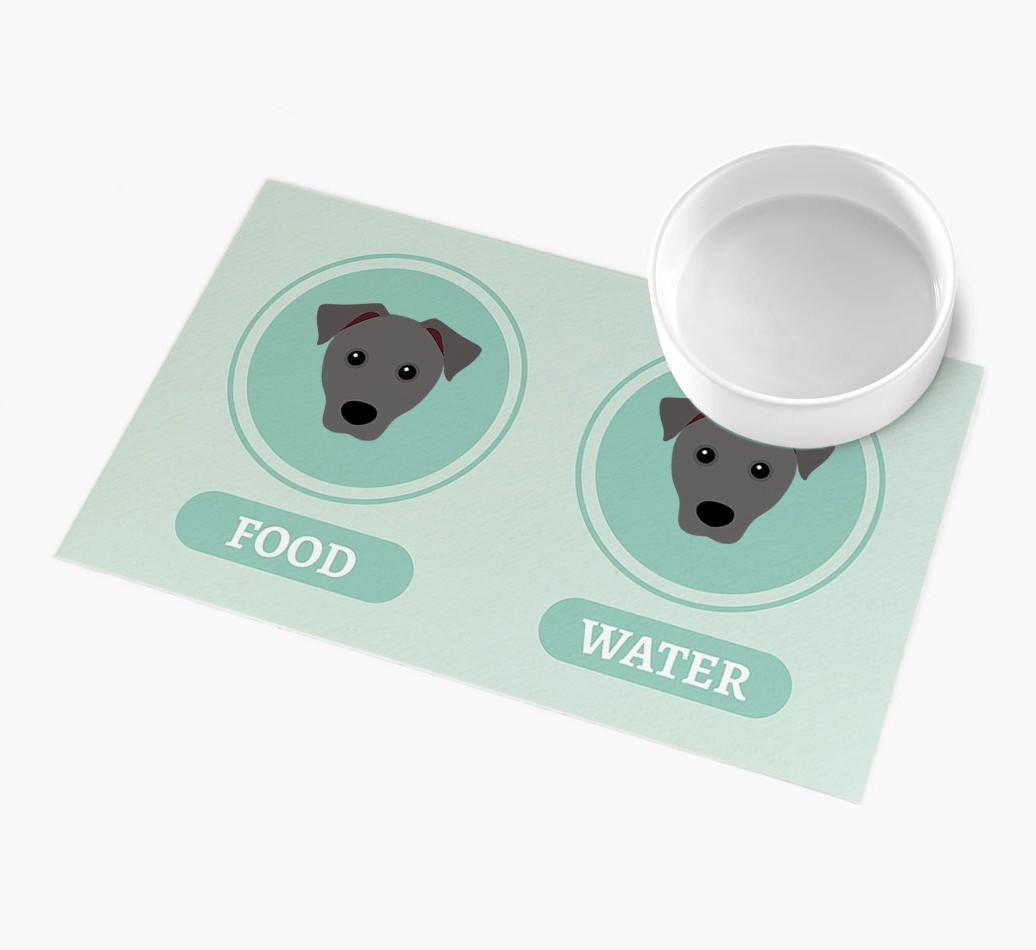'Yappicons' - Personalized {breedFullName} Feeding Mat
