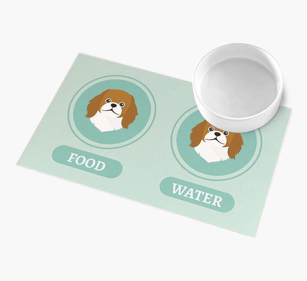 'Yappicons' - Personalized {breedFullName} Feeding Mat