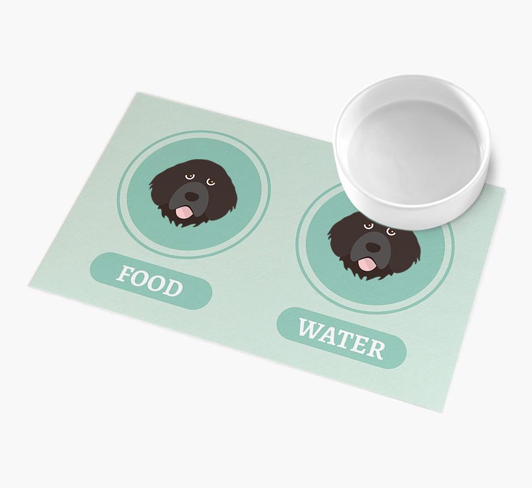 'Yappicons' - Personalized {breedFullName} Feeding Mat
