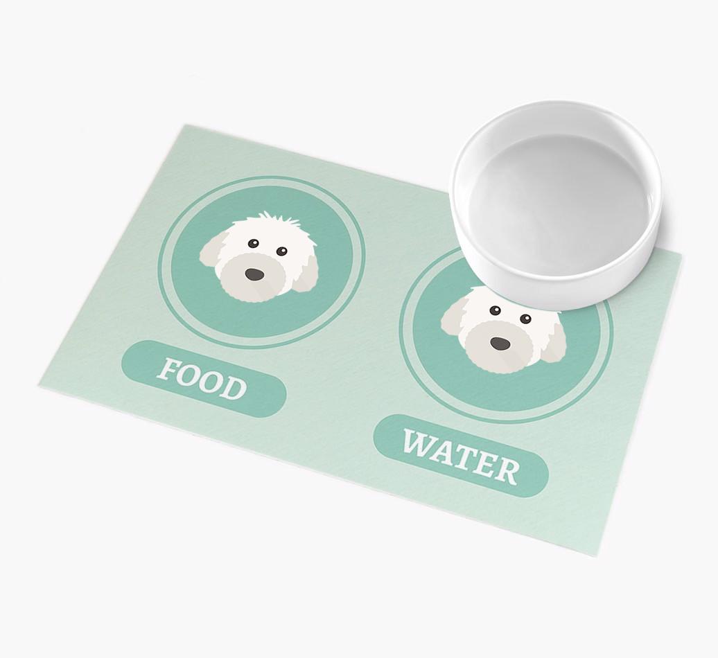 'Yappicons' - Personalized {breedFullName} Feeding Mat