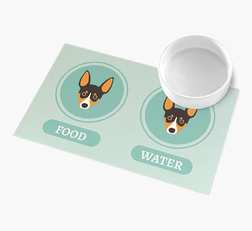 'Yappicons' - Personalized {breedFullName} Feeding Mat
