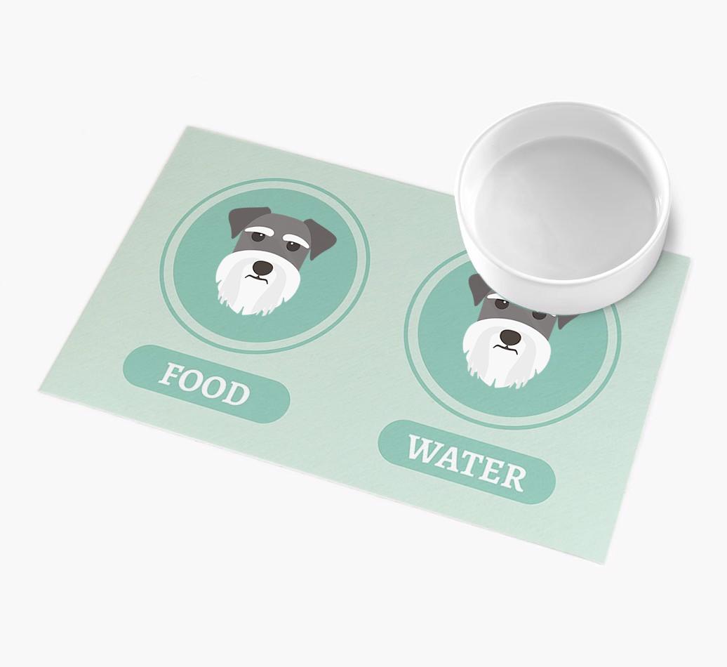 'Yappicons' - Personalized {breedFullName} Feeding Mat