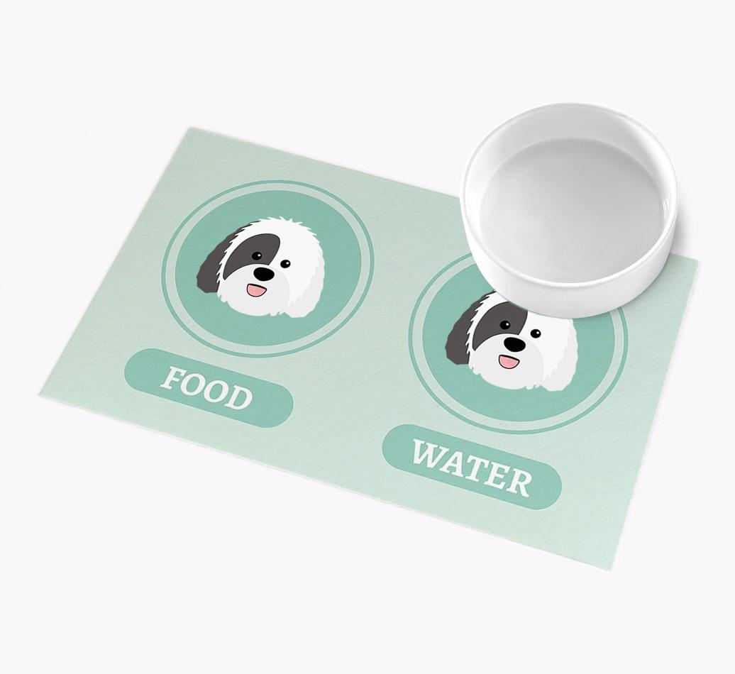 'Yappicons' - Personalized {breedFullName} Feeding Mat