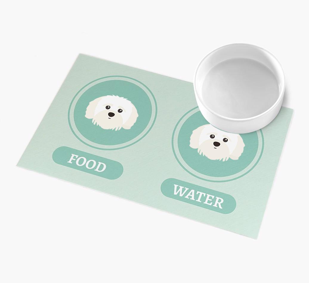 'Yappicons' - Personalized {breedFullName} Feeding Mat