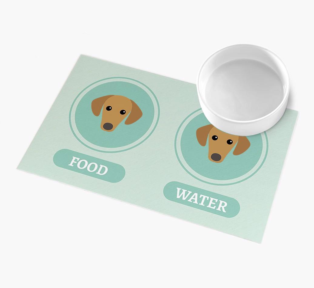 'Yappicons' - Personalized {breedFullName} Feeding Mat