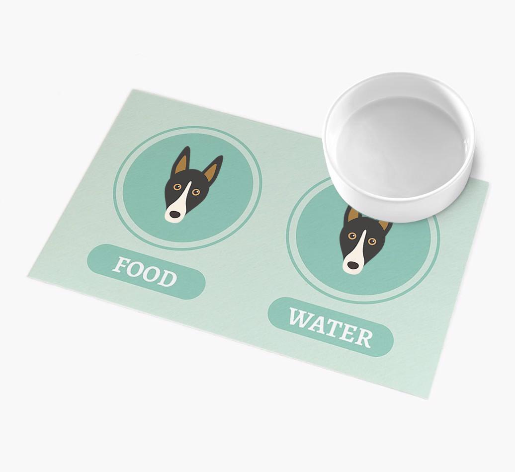 'Yappicons' - Personalized {breedFullName} Feeding Mat