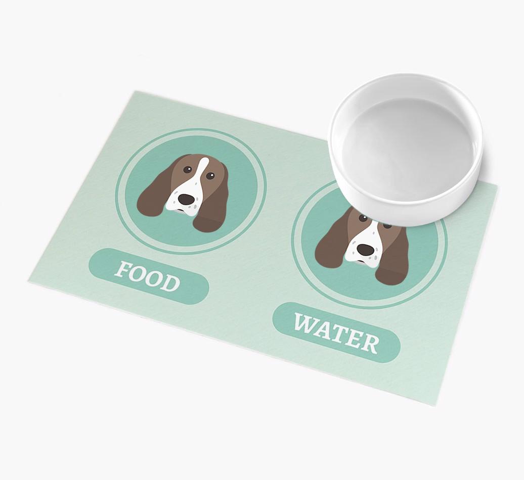 'Yappicons' - Personalized {breedFullName} Feeding Mat