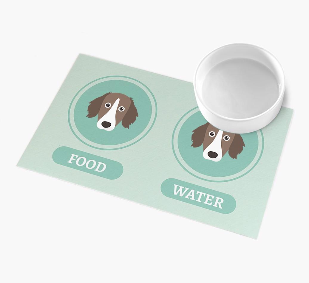 'Yappicons' - Personalized {breedFullName} Feeding Mat