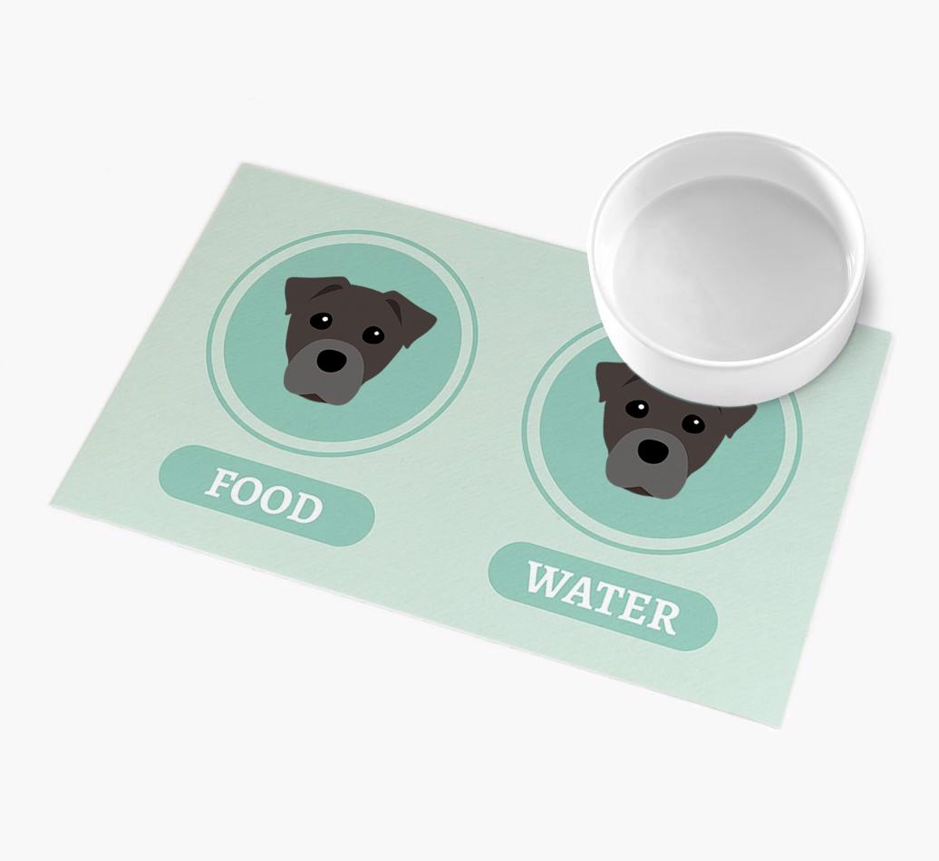 'Yappicons' - Personalized {breedFullName} Feeding Mat