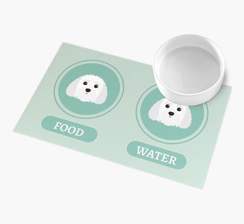 'Yappicons' - Personalized {breedFullName} Feeding Mat