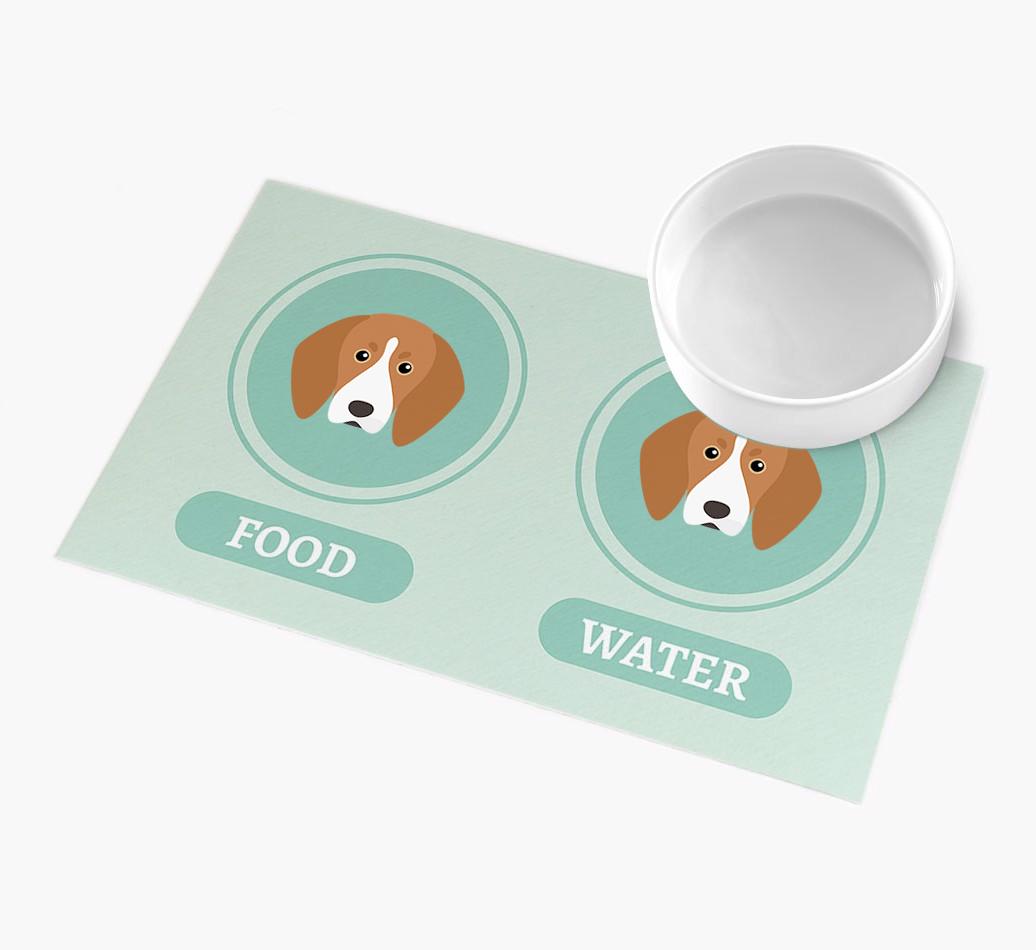 'Yappicons' - Personalized {breedFullName} Feeding Mat