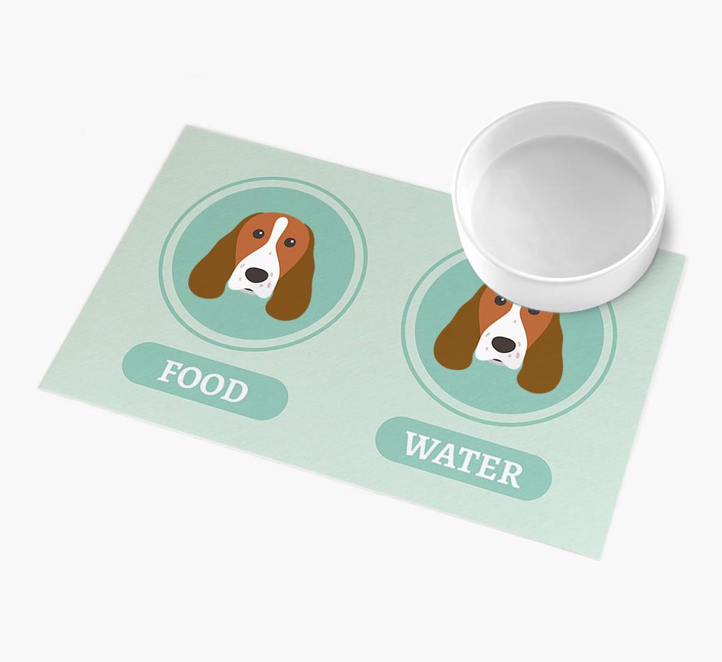 'Yappicons' - Personalized {breedFullName} Feeding Mat