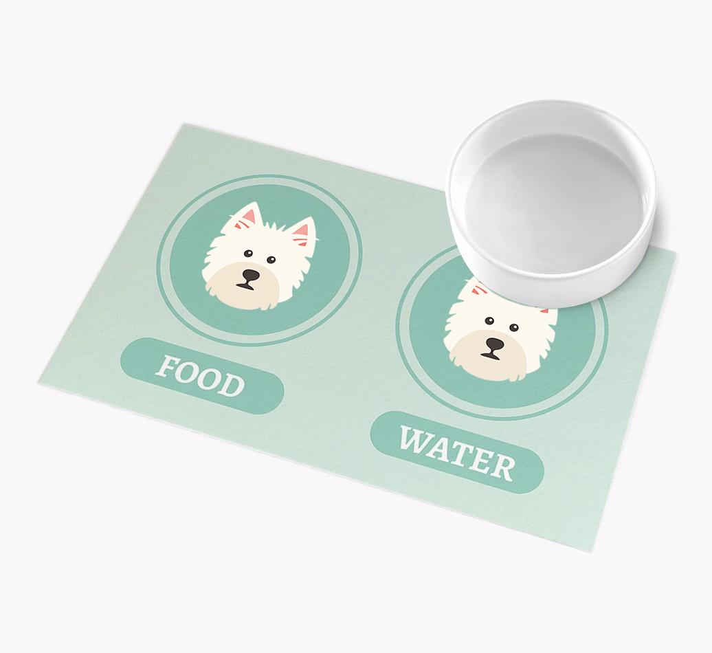 'Yappicons' - Personalized {breedFullName} Feeding Mat