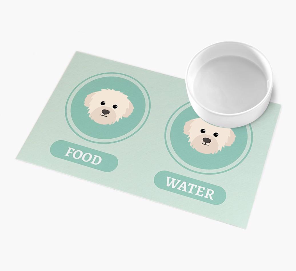 'Yappicons' - Personalized {breedFullName} Feeding Mat