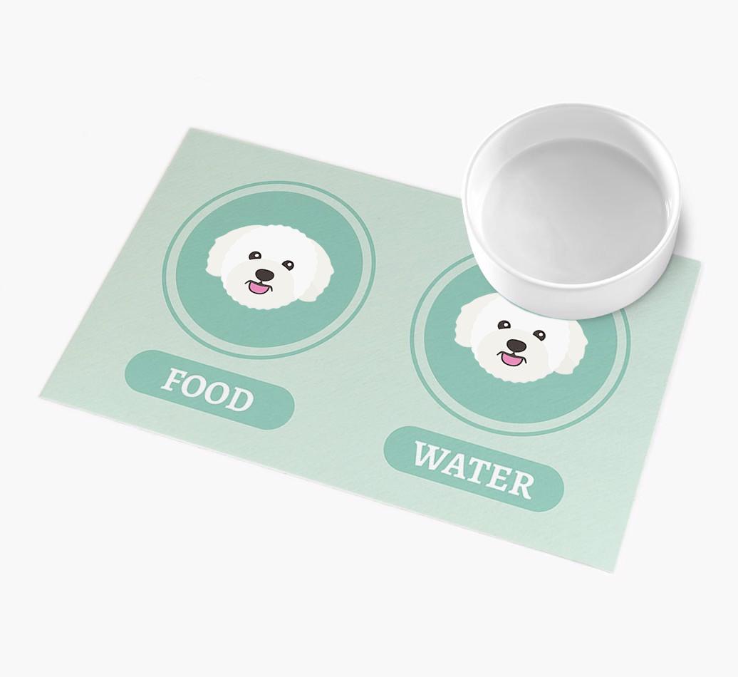 'Yappicons' - Personalized {breedFullName} Feeding Mat