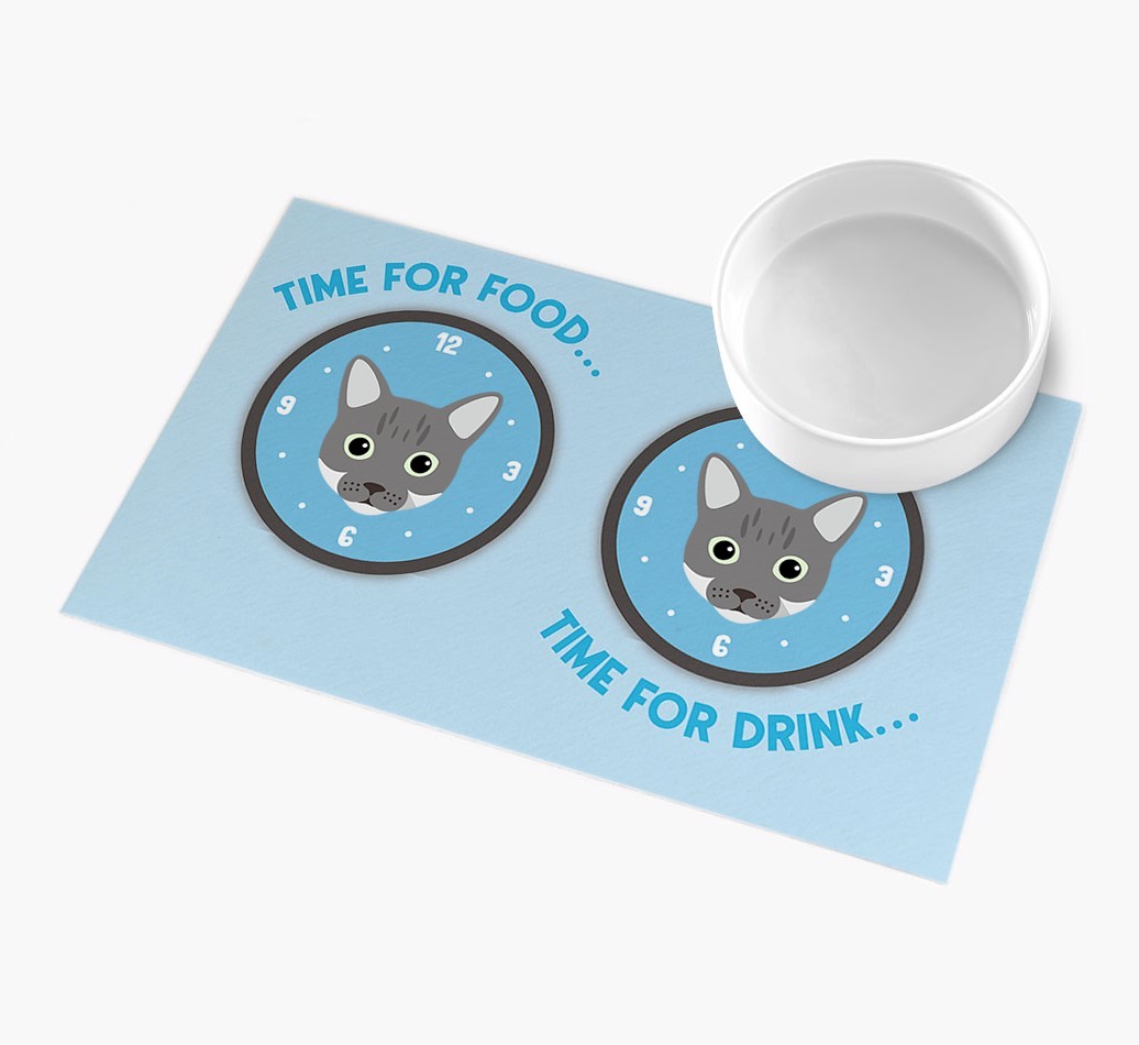 Time For...: Personalised {breedFullName} Feeding Mat