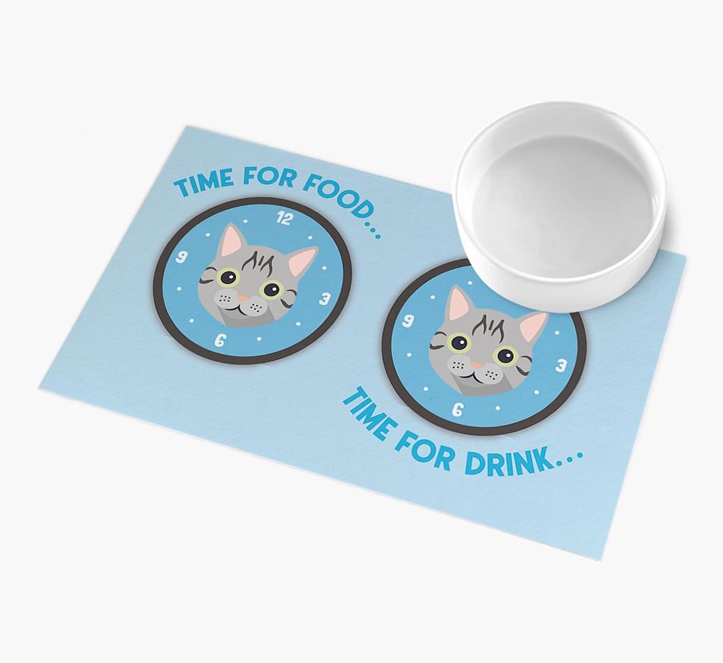Time For...: Personalised {breedFullName} Feeding Mat