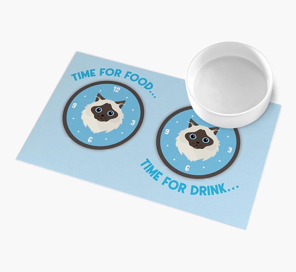 Time For...: Personalised {breedFullName} Feeding Mat