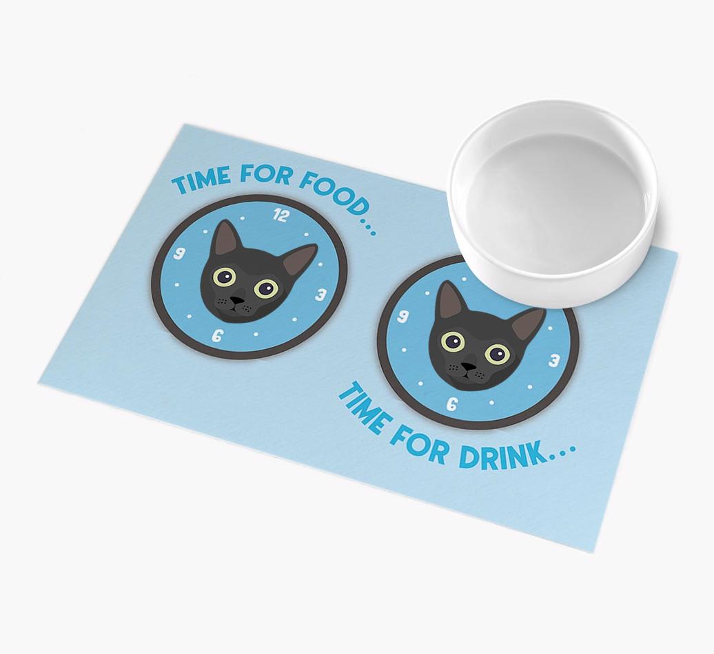 Time For...: Personalised {breedFullName} Feeding Mat