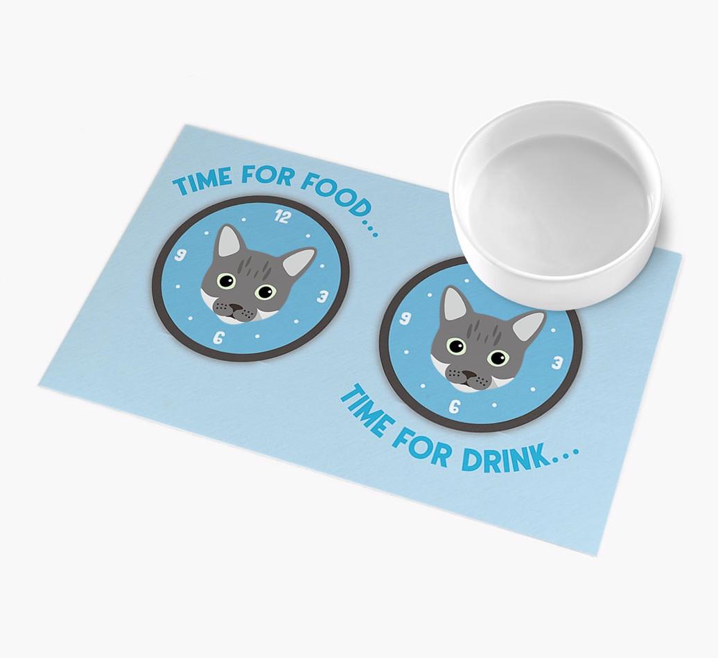 Time For...: Personalised {breedFullName} Feeding Mat