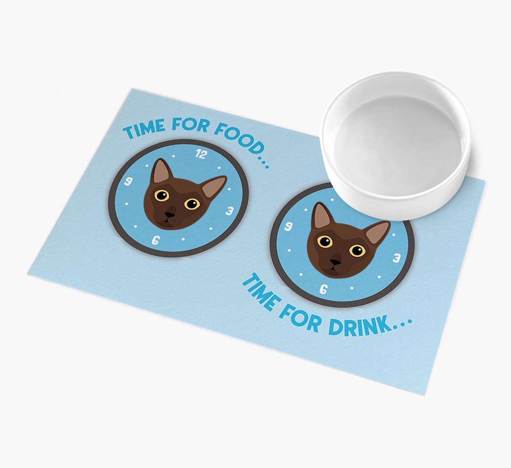 Time For...: Personalised {breedFullName} Feeding Mat