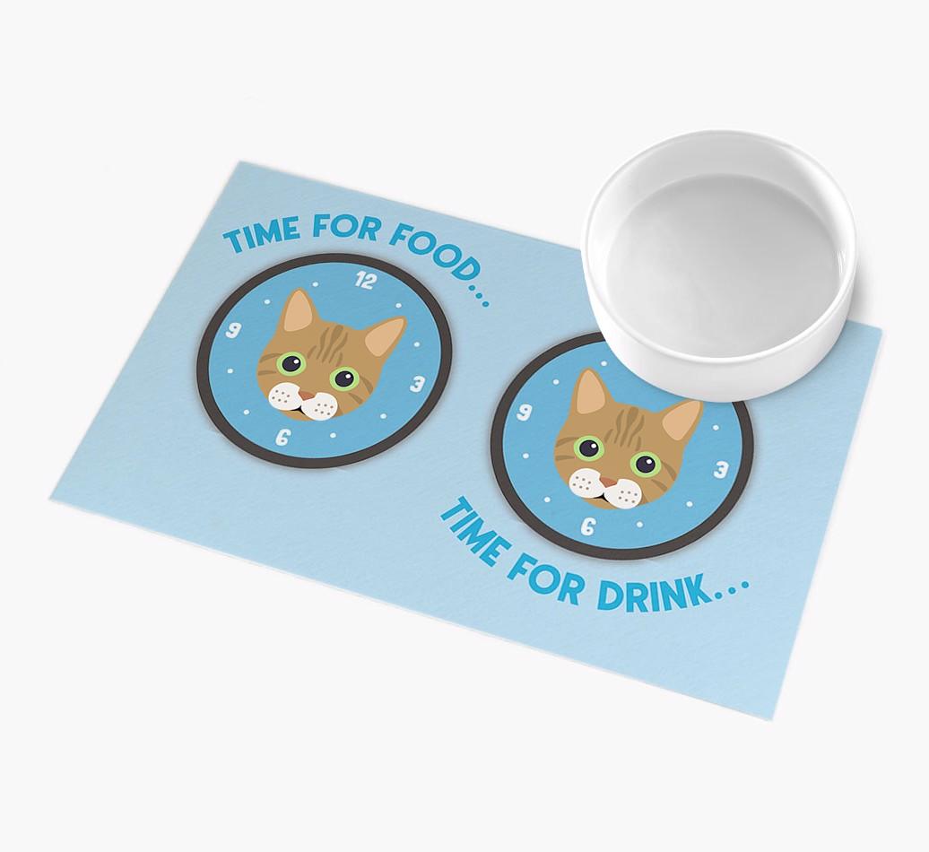 Time For...: Personalised {breedFullName} Feeding Mat