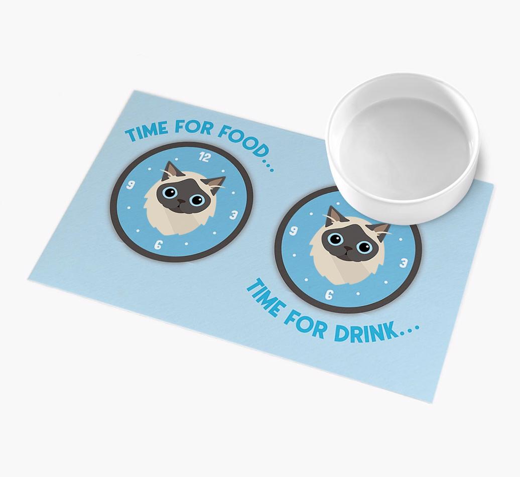 Time For...: Personalised {breedFullName} Feeding Mat
