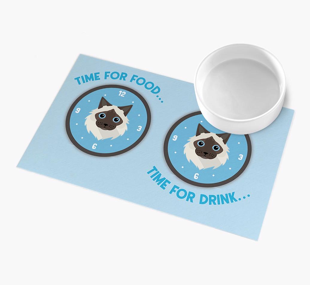 Time For...: Personalised {breedFullName} Feeding Mat