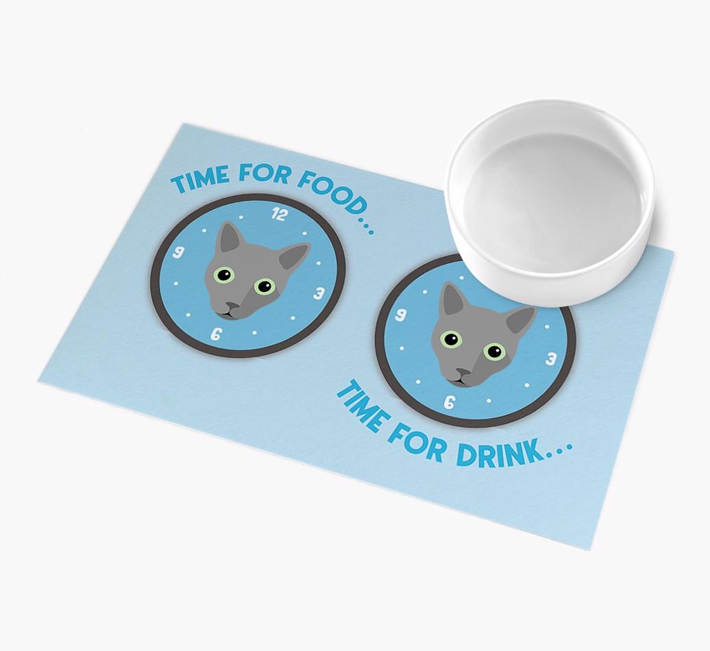 Time For...: Personalised {breedFullName} Feeding Mat