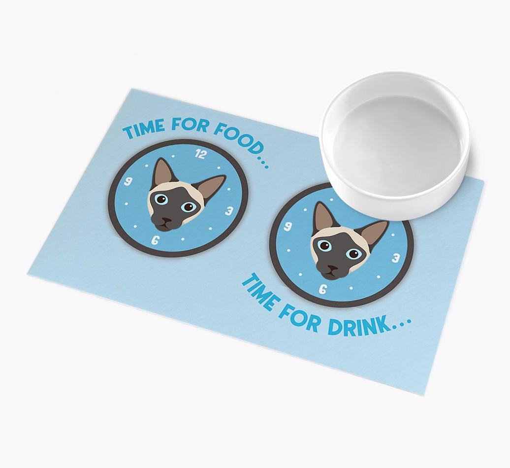 Time For...: Personalised {breedFullName} Feeding Mat