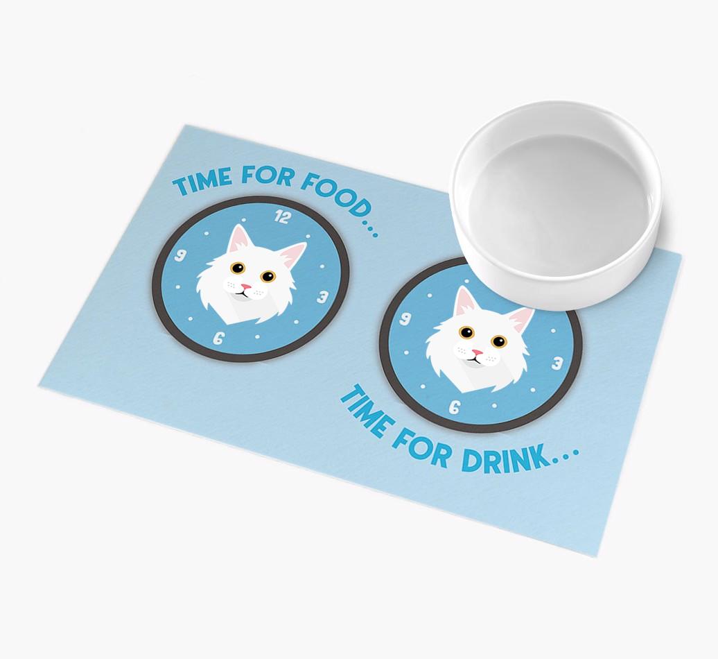 Time For...: Personalised {breedFullName} Feeding Mat