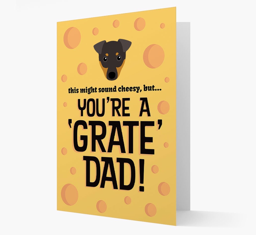 'You're A 'Grate' Dad!' - Personalised {breedFullName} Card
