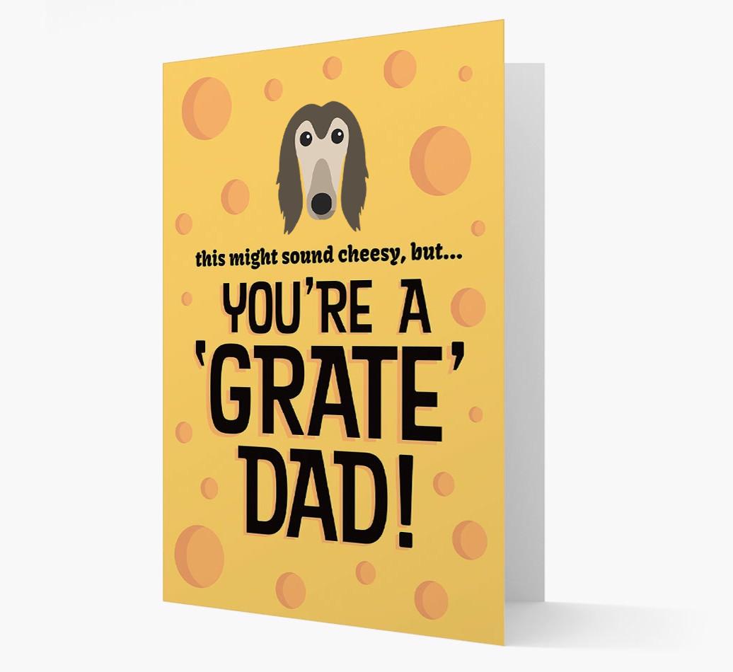 'You're A 'Grate' Dad!' - Personalised {breedFullName} Card