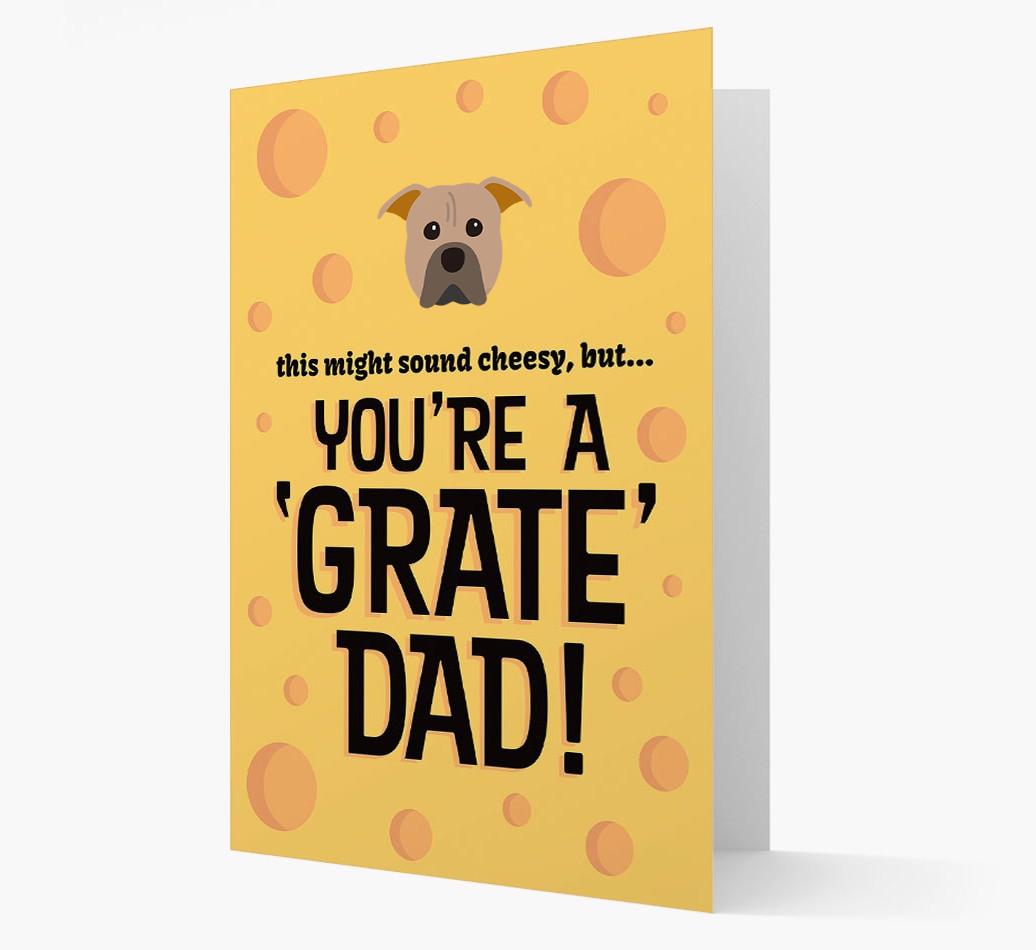 'You're A 'Grate' Dad!' - Personalised {breedFullName} Card