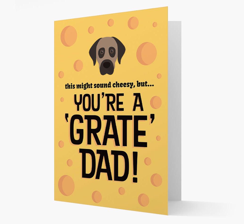 'You're A 'Grate' Dad!' - Personalised {breedFullName} Card