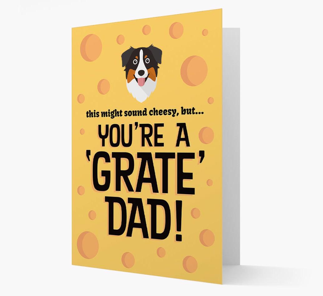 'You're A 'Grate' Dad!' - Personalised {breedFullName} Card